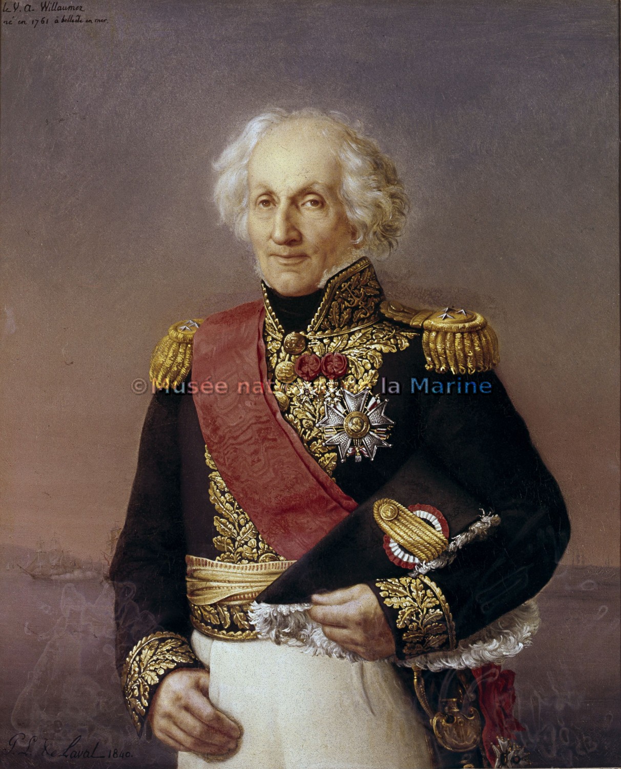 Portrait de l'amiral Willaumez