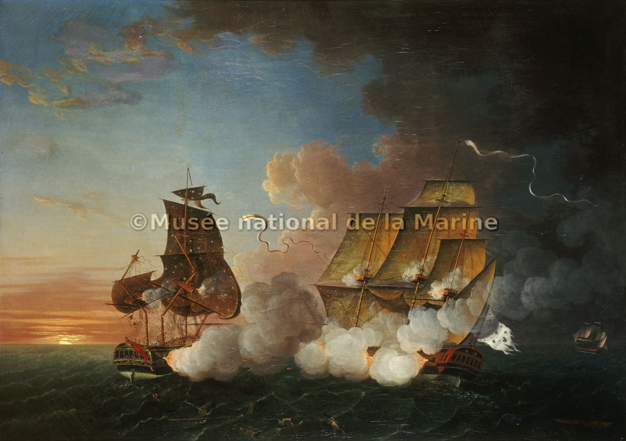 Combat de la Junon contre le Fox, 1778
