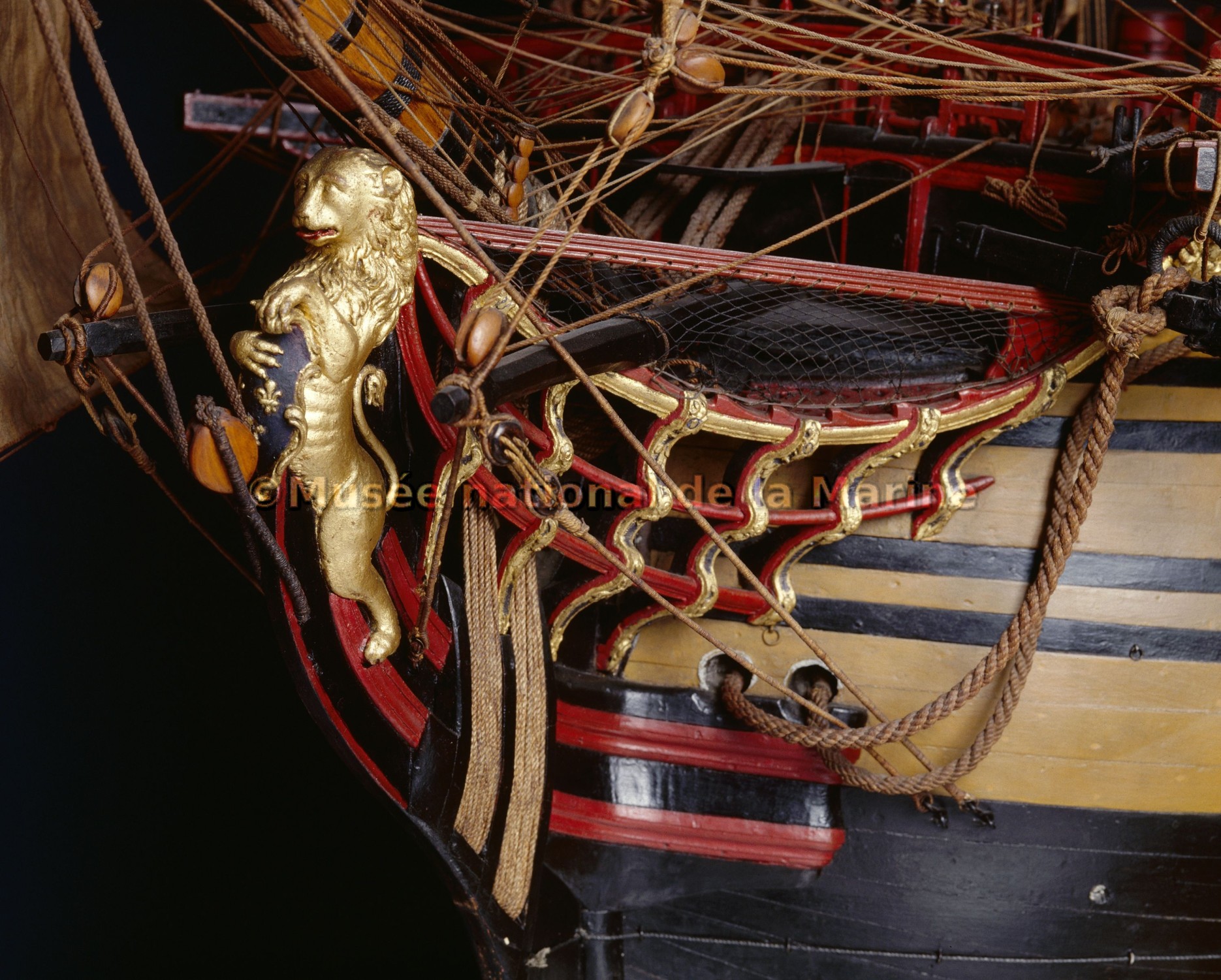 Sans Pareil, vaisseau de 108 canons, 18e siècle, figure de proue