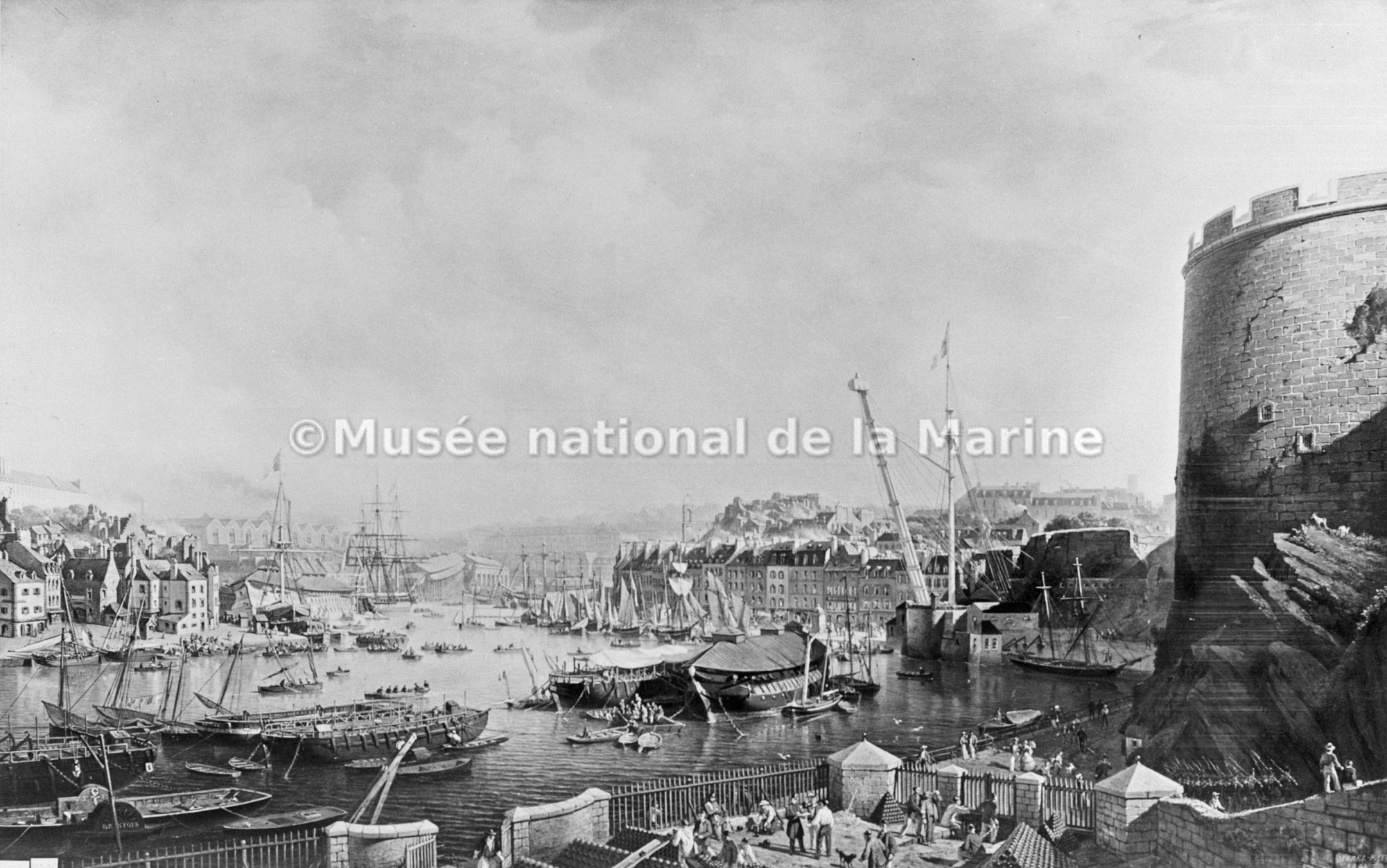Le Port de Brest (avant restauration)