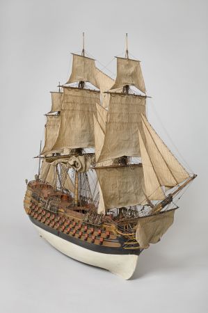 Bretagne, vaisseau de 100 canons, 1766 ; © Sebastien Dondain