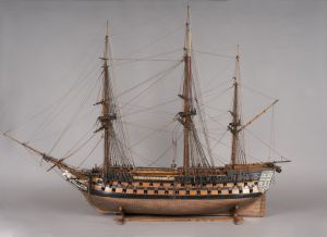 Friedland, vaisseau de 80 canons, 1807 ; © maurine tric