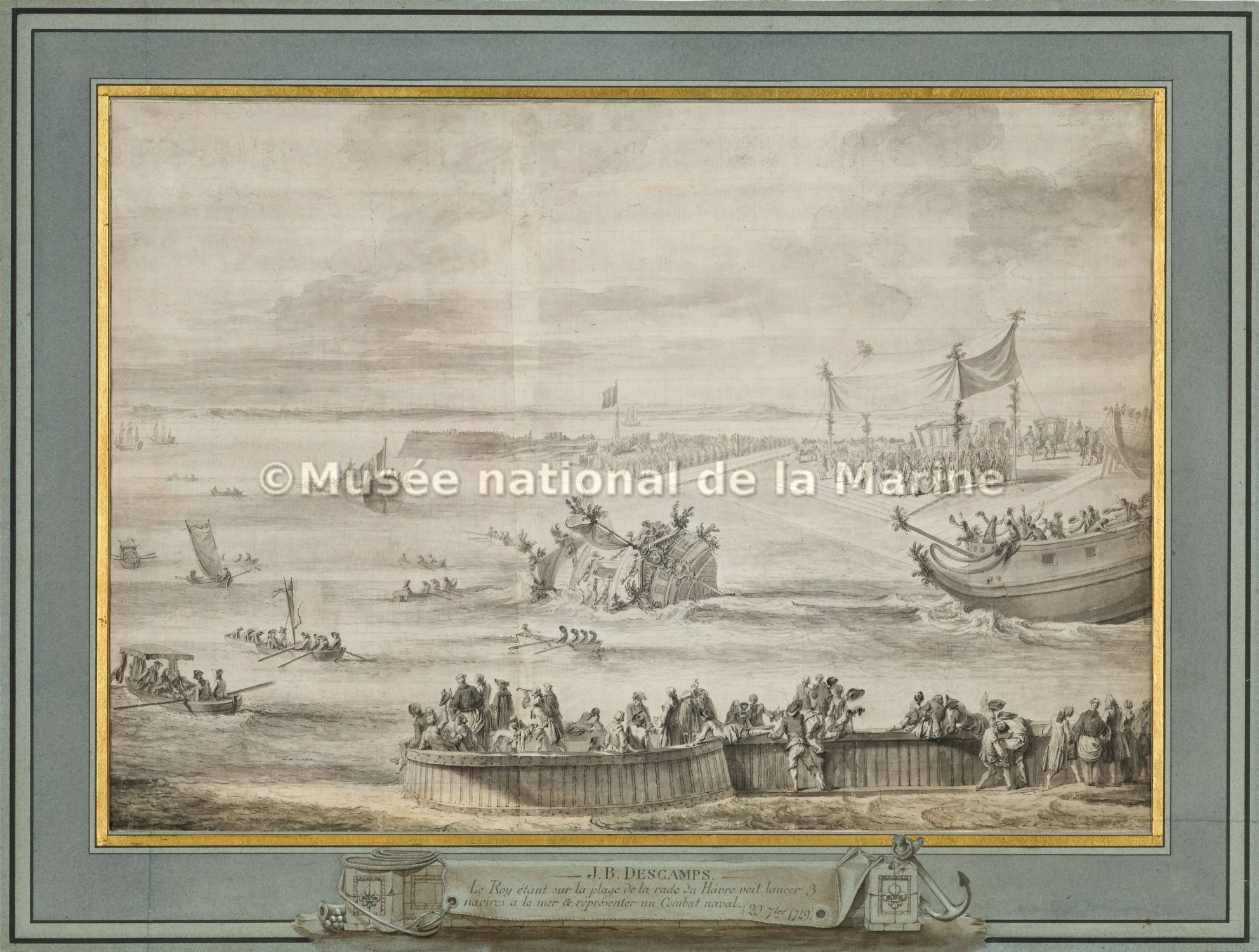Visite de Louis XV au Havre-de-Grâce en 1749