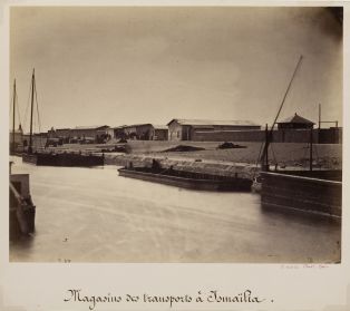 Magasins des transports à Ismaïlia ; © Musée national de la Marine ; © Patrick Dantec