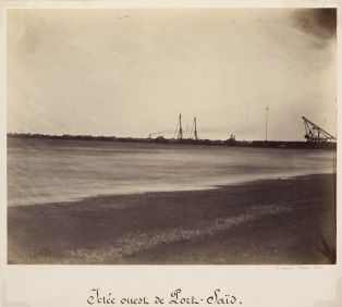 Jetée ouest de Port-Saïd ; © Musée national de la Marine ; © Patrick Dantec