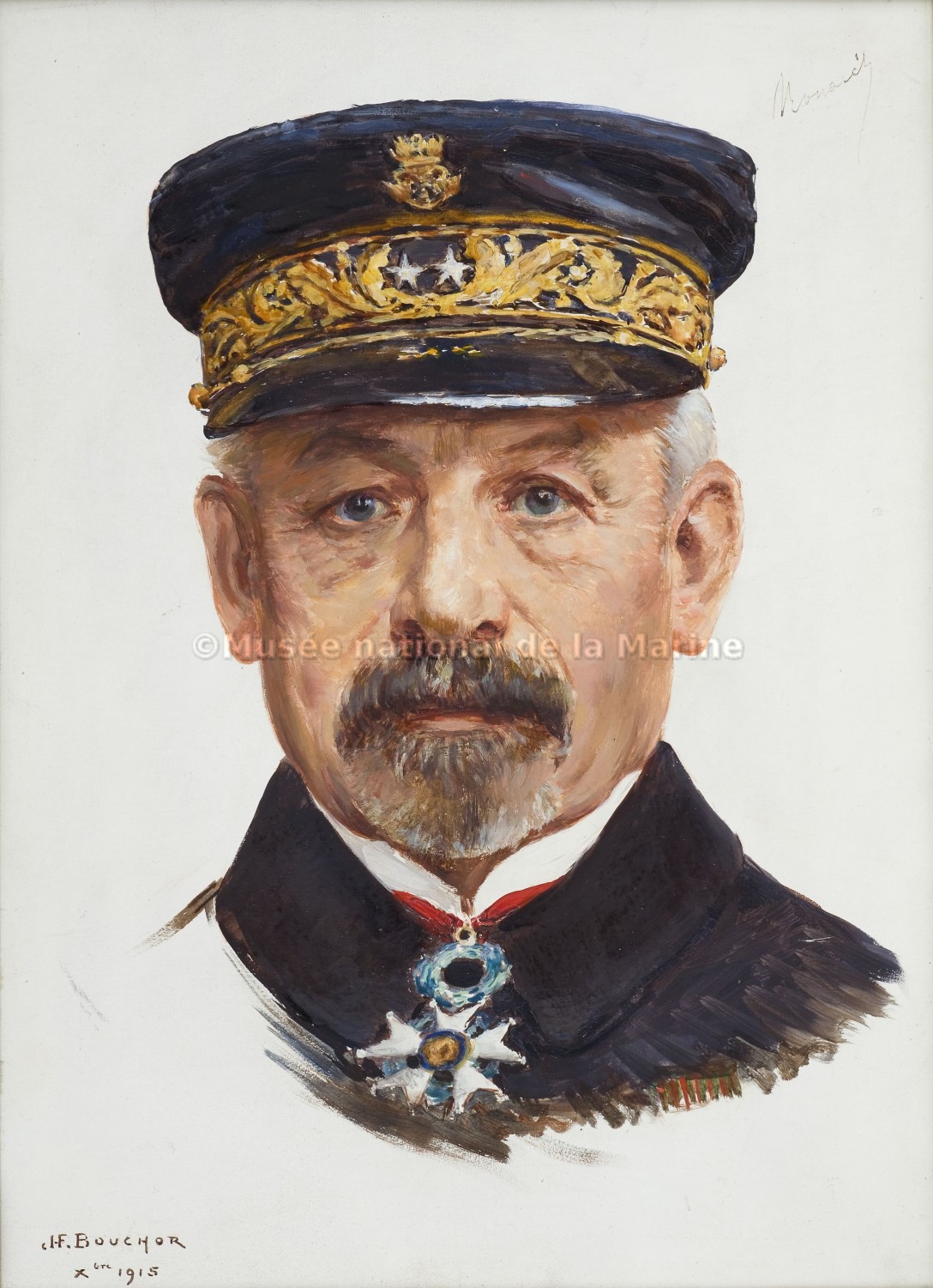 Portrait de l'amiral Ronarc'h (1865-1940)