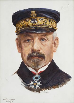 Portrait de l'amiral Ronarc'h (1865-1940) ; © Arnaud Fux