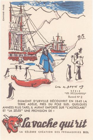 2018.6.2, "Les Découvertes", Buvard N°2: Dumont d'Urville