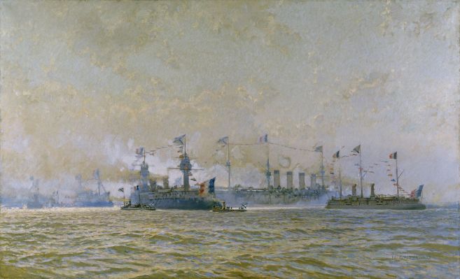 Visite du Président Félix Faure à Cronstadt, le 23 août 1897