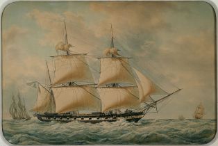 Diligente, corvette de 18 canons, 1801 ; © Patrick Dantec