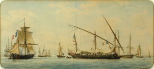 Navires armés en garde-côtes, 1811 ; © Patrick Dantec