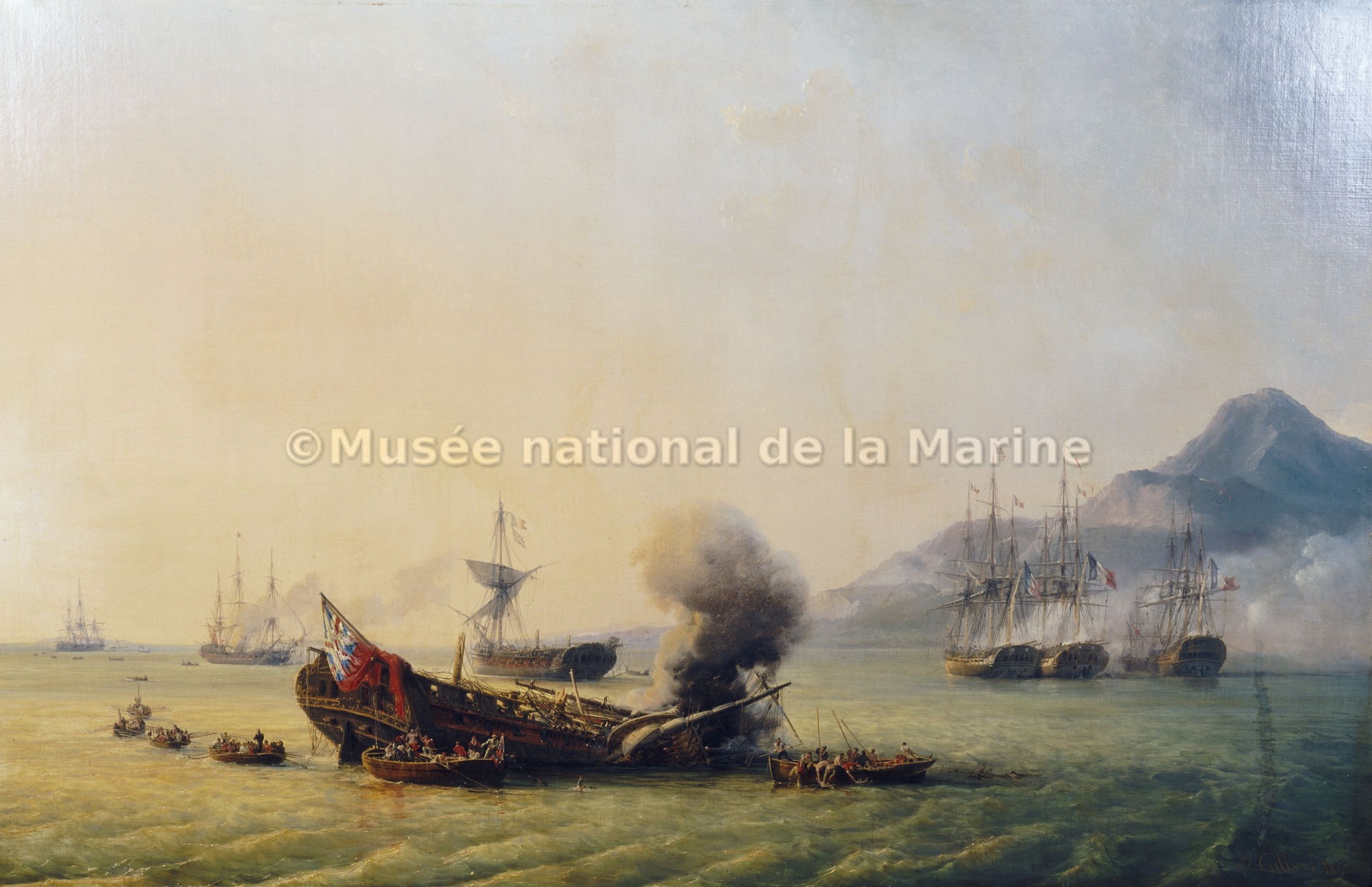 Combat du Grand Port, 23 août 1810 (avant restauration)