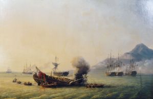 Combat du Grand Port, 23 août 1810 (avant restauration) ; © Patrick Dantec