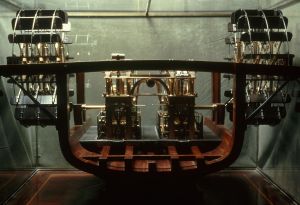 Machine à vapeur de la corvette à roues le Sphinx (modèle) ; © Patrick Dantec