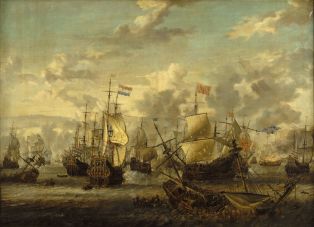 Episode de la bataille des Quatre Jours, juin 1666 ; © Patrick Dantec