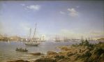 Escadre franco-anglaise devant Bomarsund, 1854