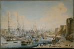 Vue du port de Brest