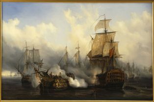 Scène de la bataille de Trafalgar, 1805 ; © Patrick Dantec
