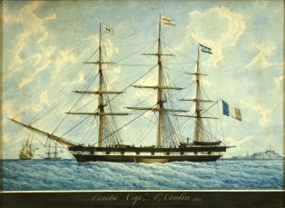 L'Amitié, capitaine Antoine Coulin, 1845 ; © Patrick Dantec