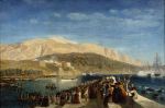 Arrivée de Napoléon III à Villefranche en 1860