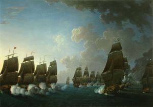 Combat de la Dominique, 17 avril 1780  ; © Patrick Dantec