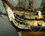 Triomphant, vaisseau de 74 canons, 1809, proue