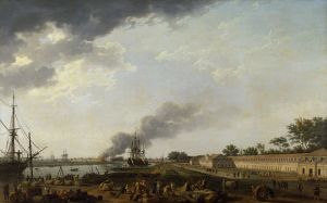 Vue du Port de Rochefort, prise du Magasin des Colonies ; © JAULMES Laurent Sully