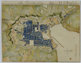 Plan du port de La Rochelle ; © Patrick Dantec