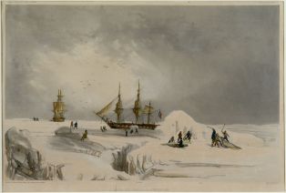 Chasse aux phoques, le 6 février 1838 ; © Patrick Dantec