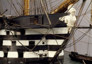 Valmy, vaisseau de 1er rang, 1847 (détail) ; © Arnaud Fux