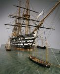 Valmy, vaisseau de 1er rang de 120 canons, 1847, vue de l...