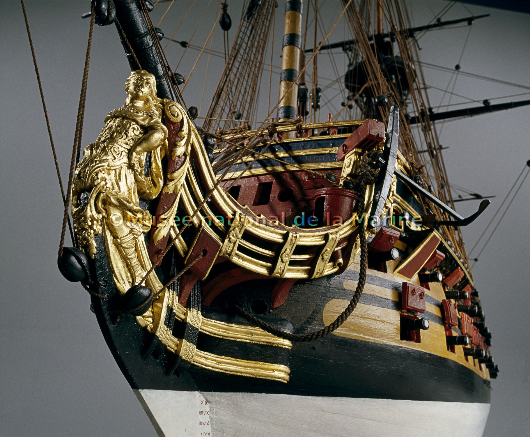 Louis XV, vaisseau de 110 canons, 1720-1725, figure de proue