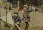 Enfants au jardin des Tuileries