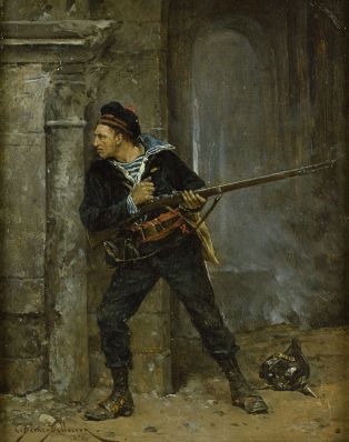 Fusilier marin, 1870 ; © Arnaud Fux