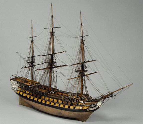 Friedland, vaisseau de 80 canons, 1810 © Musee national de la Marine/A.Fux