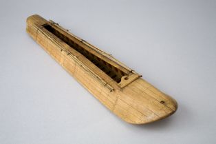 Bateau-soulier de Coringui, côte de Golconde ; © Musée national de la Marine ; © Arnaud Fux