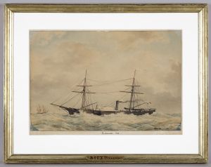 Archimède, corvette à roue, 1842 ; © Arnaud Fux