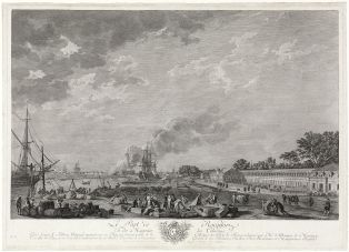 Le Port de Rochefort, vu du Magasin des Colonies ; © Arnaud Fux