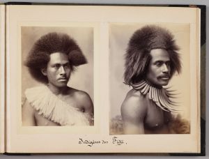 Indigène des îles Fidgi in Album du croiseur Duchaffaut ; © Sebastien Dondain