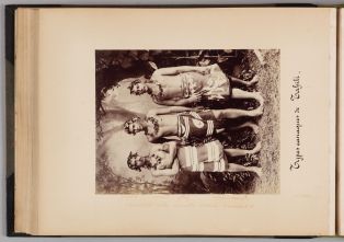 Types canaques de Tahiti;Album du croiseur Duchaffaut (1867-72-1908) ; © Sebastien Dondain