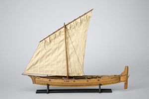 Beden seyad, petit bateau de pêche de Mascate ; © Musée national de la Marine ; © Arnaud Fux
