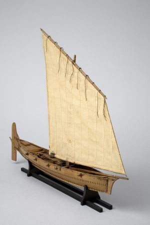 Beden seyad, petit bateau de pêche de Mascate ; © Musée national de la Marine ; © Arnaud Fux