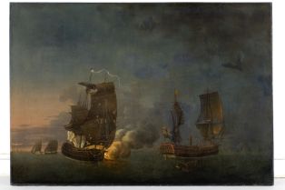 Combat de la Belle-Poule et de l'Aréthuse, 1778 ; © Arnaud Fux