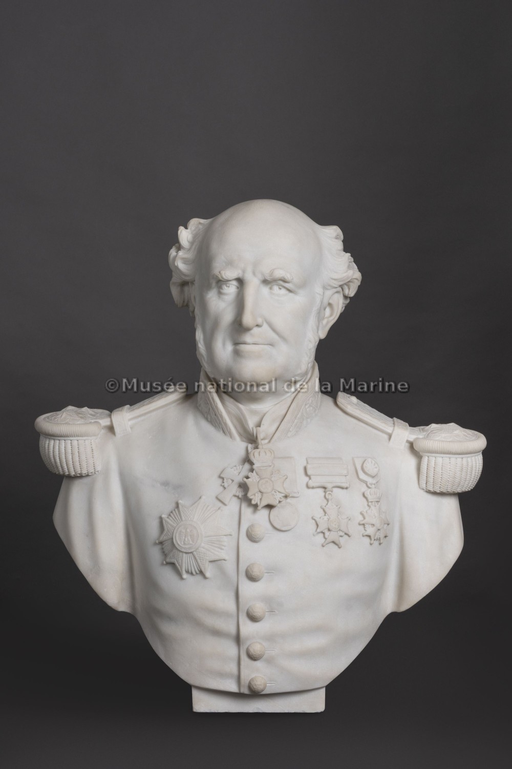 Buste de l'amiral Pâris (1806-1893)