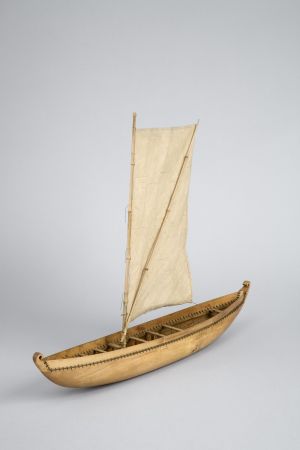 Bandar-manché bateau de charge de Cochin 1838 ; © Musée national de la Marine ; © Arnaud Fux