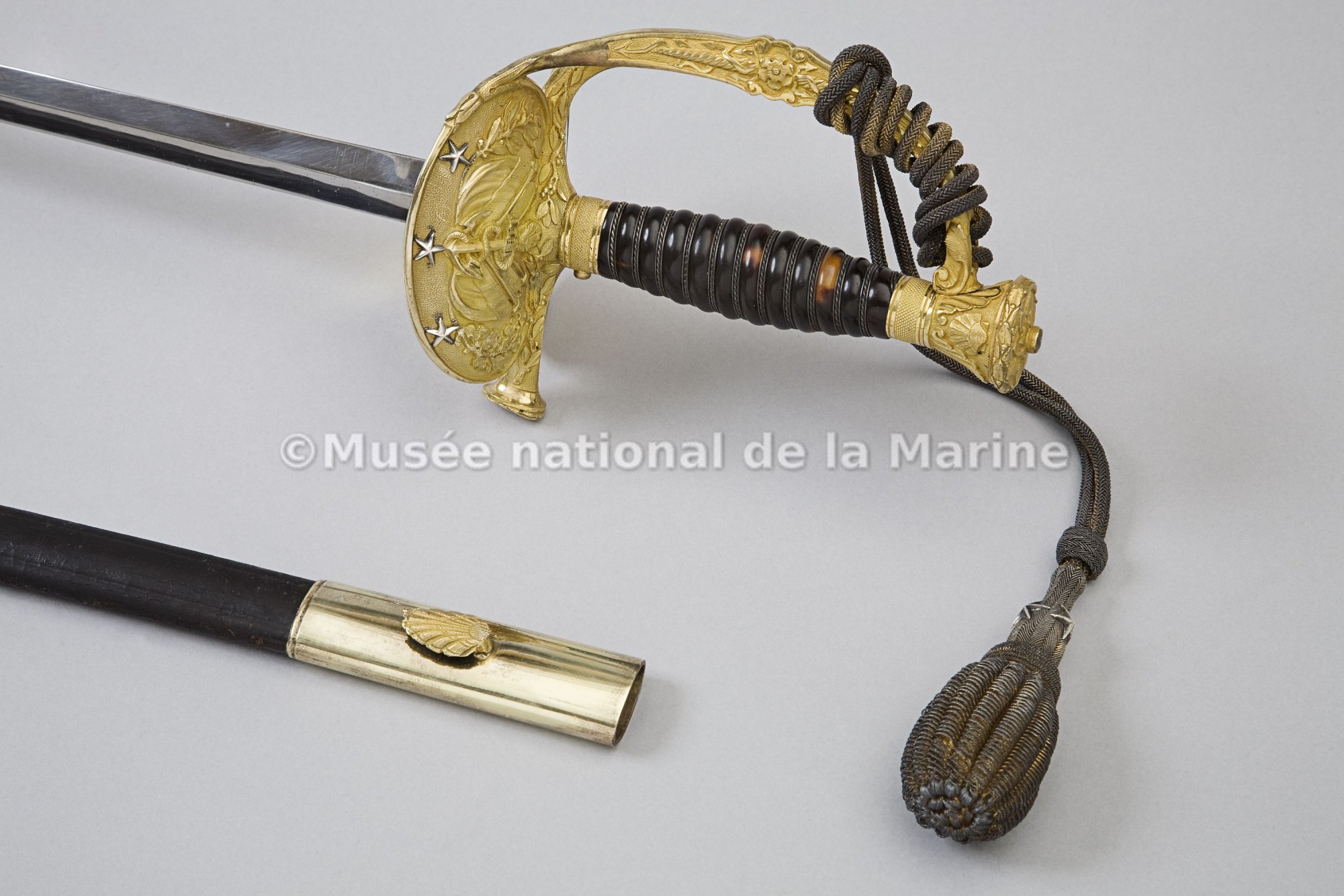 Epée de vice-amiral du prince de Joinville, vers 1844