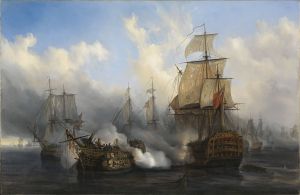 Scène de la bataille de Trafalgar, 1805 ; © Arnaud Fux